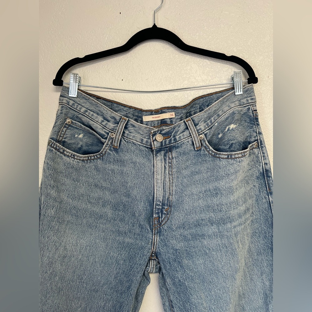 Levi’s ‘94 Baggy Distressed High Rise Jeans 90s Grunge Streetwear Size 32 - Picture 2 of 7